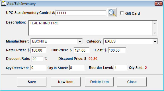 Select Sale/Invoice Screen